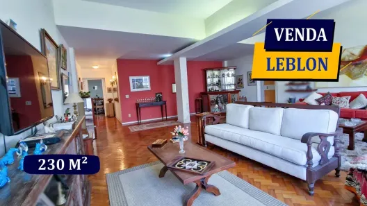 Apartamento com 4 Quartos à venda, 217m² no Leblon, Rio de Janeiro
