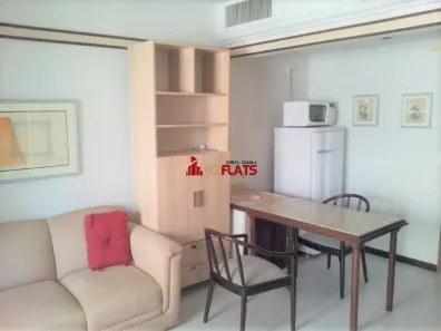 Flat com 1 Quarto para alugar, 33m² no Cidade Monções, São Paulo
