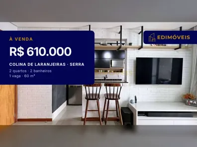 Apartamento com 2 Quartos à venda, 60m² no Colina de Laranjeiras, Serra