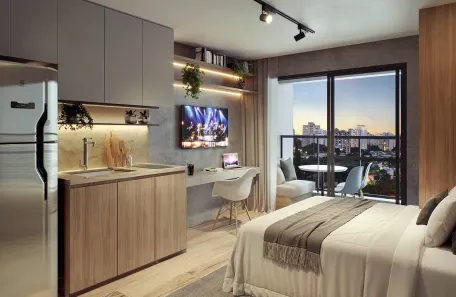 Apartamento com 1 Quarto à venda, 25m² no Jardim das Acácias, São Paulo
