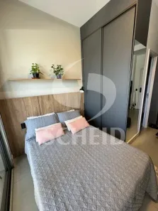 Apartamento com 1 Quarto para alugar, 27m² no Moema, São Paulo