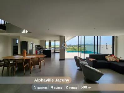 Casa de Condomínio com 5 Quartos à venda, 600m² no Jacuhy, Serra