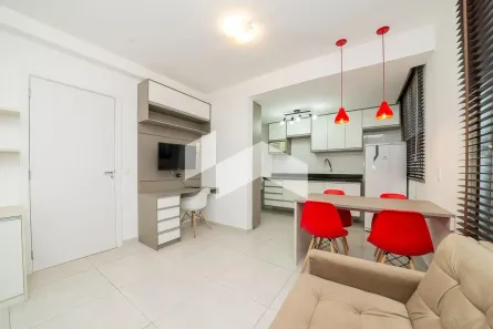 Apartamento com 1 Quarto para alugar, 28m² no Jardim das Américas, Curitiba