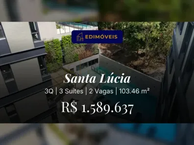 Apartamento com 3 Quartos à venda, 103m² no Santa Lúcia, Vitória