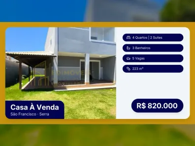Casa com 4 Quartos à venda, 223m² no São Francisco, Serra