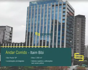 Imóvel Comercial para alugar, 1183m² no Itaim Bibi, São Paulo