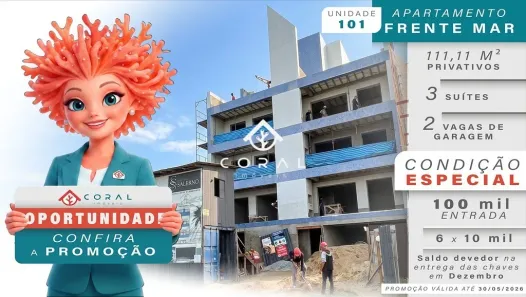 Apartamento com 3 Quartos à venda, 111m² no Caravelas I, Matinhos