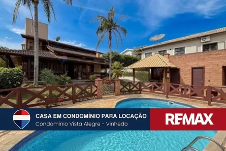 Casa de Condomínio com 4 Quartos para alugar, 475m² no Vista Alegre, Vinhedo