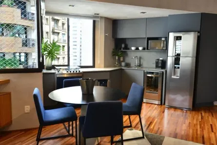 Apartamento com 1 Quarto para alugar, 50m² no Jardim Paulistano, São Paulo