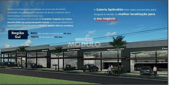 Galpão/Depósito/Armazém para alugar, 624m² no Jardim Inconfidência, Uberlândia