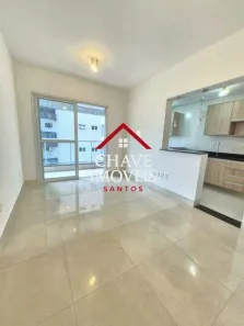 Apartamento com 1 Quarto para alugar, 52m² no Embaré, Santos