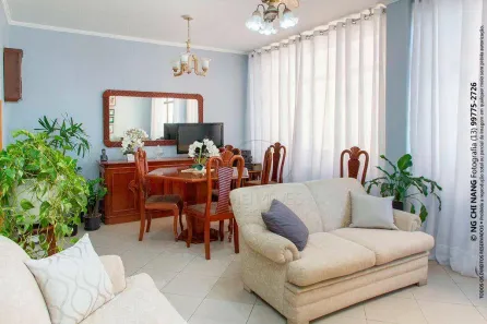 Apartamento com 3 Quartos para venda ou aluguel, 140m² no José Menino, Santos