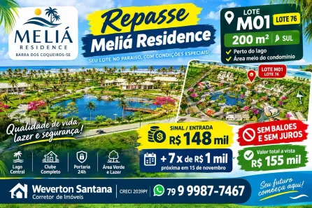 Lote/Terreno à venda, 200m² no Zona de Expansão Capua, Barra dos Coqueiros