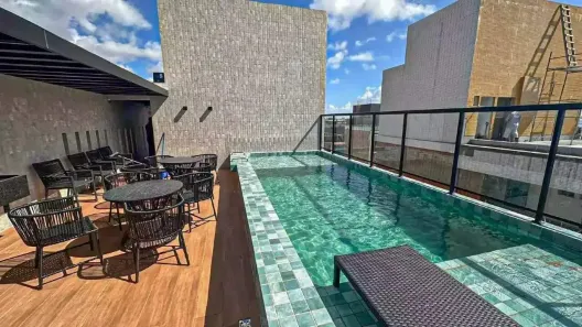 Flat com 1 Quarto à venda, 17m² no Cabo Branco, João Pessoa