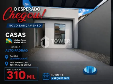 Casa com 2 Quartos à venda, 65m² no Jardim Canaã, Uberlândia