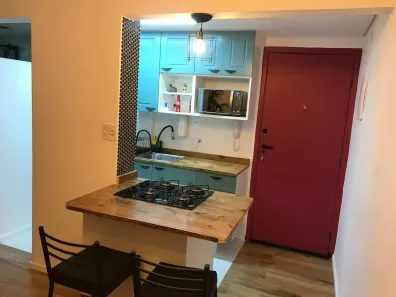 Apartamento com 1 Quarto para alugar, 35m² no Embaré, Santos