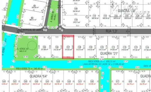 Lote/Terreno à venda, 313m² no Pedra Branca, Palhoça