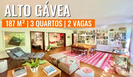 Apartamento com 3 Quartos à venda, 187m² no Gávea, Rio de Janeiro