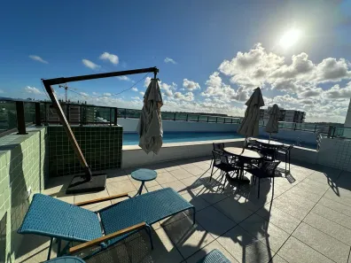Apartamento com 1 Quarto para alugar, 28m² no Boa Viagem, Recife