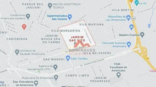 Lote/Terreno à venda, 370m² no Jardim São Vito, Americana