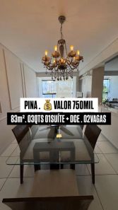 Apartamento com 3 Quartos à venda, 83m² no Pina, Recife