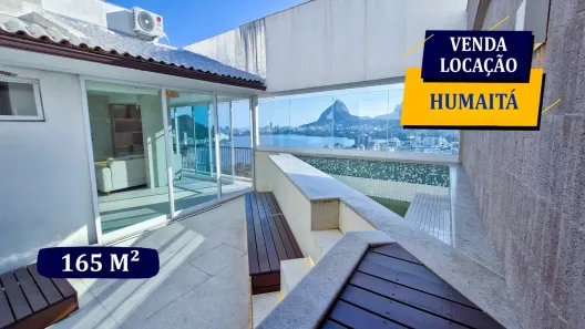 Cobertura com 3 Quartos para alugar, 165m² no Humaitá, Rio de Janeiro