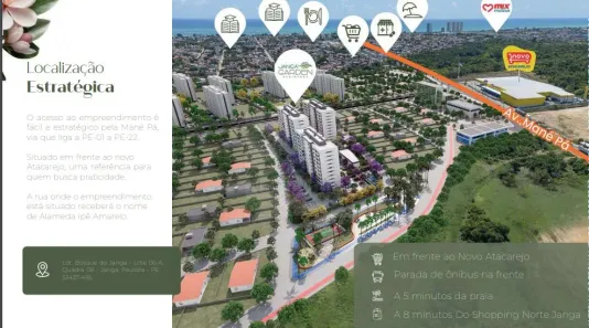 Apartamento com 2 Quartos à venda, 42m² no Janga, Paulista