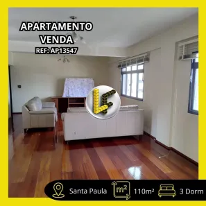 Apartamento com 3 Quartos à venda, 110m² no Santa Paula, São Caetano do Sul