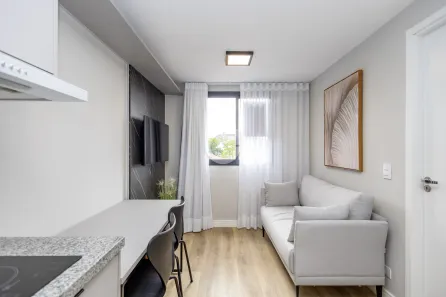 Apartamento com 1 Quarto para alugar, 26m² no Prado Velho, Curitiba