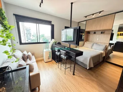 Apartamento com 1 Quarto para alugar, 24m² no Pinheiros, São Paulo