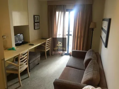 Flat com 1 Quarto para alugar, 35m² no Indianópolis, São Paulo