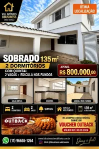 Sobrado com 2 Quartos à venda, 135m² no Boa Vista, São Caetano do Sul
