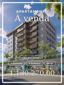 Apartamento com 3 Quartos à venda, 84m² no Jardim Camburi, Vitória