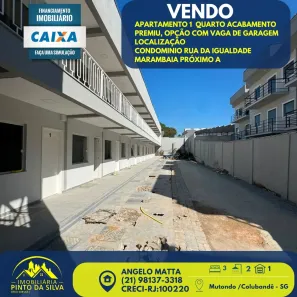 Apartamento com 1 Quarto à venda, 30m² no Marambaia, São Gonçalo