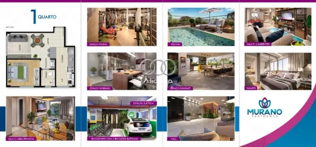 Apartamento com 1 Quarto à venda, 35m² no Santa Efigênia, Belo Horizonte