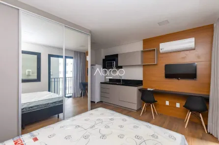 Apartamento com 1 Quarto para alugar, 22m² no Centro, Curitiba