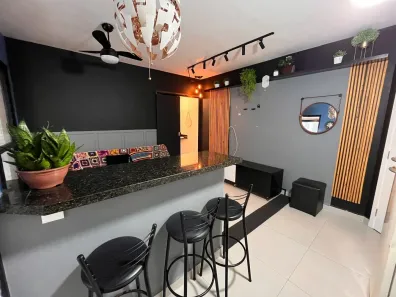 Apartamento com 1 Quarto para alugar, 50m² no Caiçara, Praia Grande