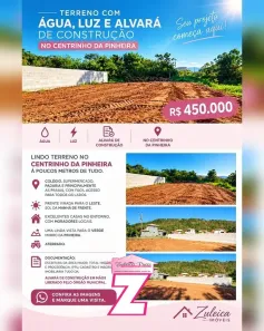 Lote/Terreno à venda, 360m² no Pinheira, Palhoça