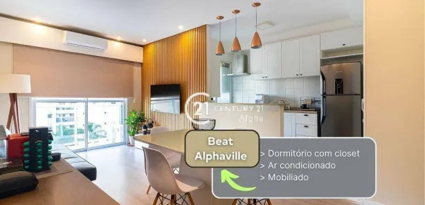 Apartamento com 1 Quarto à venda, 54m² no Alphaville Centro Industrial e Empresarial/Alphaville., Barueri