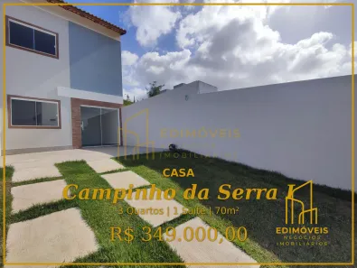 Casa com 3 Quartos à venda, 70m² no Campinho da Serra I, Serra