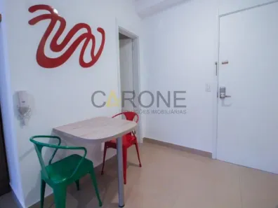 Apartamento com 1 Quarto para alugar, 27m² no Brooklin Paulista, São Paulo