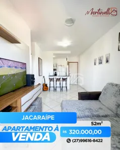 Apartamento com 2 Quartos à venda, 52m² no Castelândia, Serra