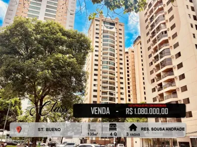 Apartamento com 4 Quartos à venda, 135m² no Setor Bueno, Goiânia