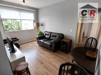 Apartamento com 1 Quarto para alugar, 43m² no Brooklin Paulista, São Paulo