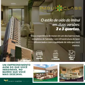 Apartamento com 2 Quartos à venda, 60m² no Imbuí, Salvador