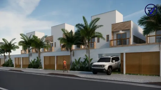 Casa de Condomínio com 2 Quartos à venda, 86m² no Cumbuco, Caucaia