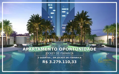 Apartamento com 3 Quartos à venda, 156m² no Jockey de Itaparica, Vila Velha