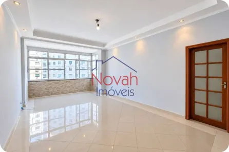 Apartamento com 3 Quartos para alugar, 120m² no José Menino, Santos