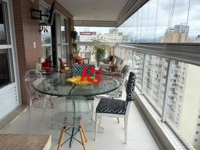 Apartamento com 4 Quartos à venda, 228m² no Gonzaga, Santos