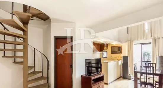 Flat com 1 Quarto para alugar, 55m² no Moema, São Paulo